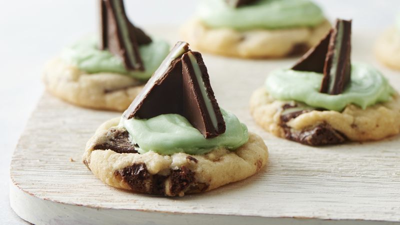 Mint Candy-Filled Cookies