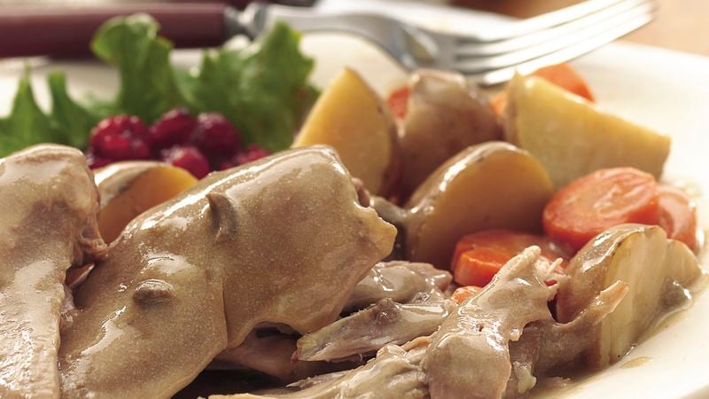 Slow Cooked Turkey Dinner