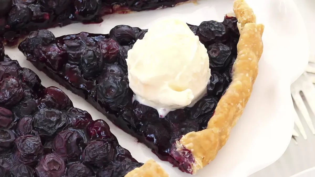 Easiest-Ever Blueberry Tart