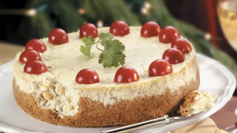 Green Chile Cheesecake