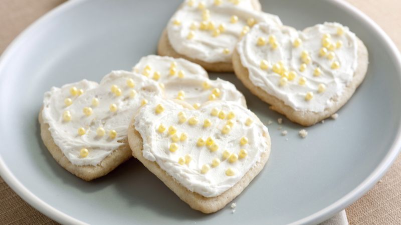 Frosted Lemon-Chardonnay Cookies