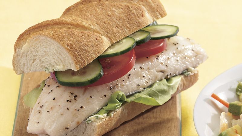 Baked Fish Sandwiches
