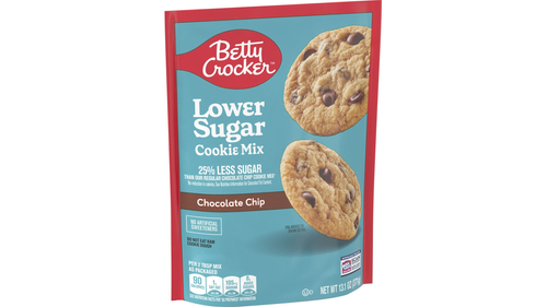 Betty Crocker Lower Sugar Cookie, Chocolate Chip Cookies, No Artificial Sweeteners, 13.1 oz