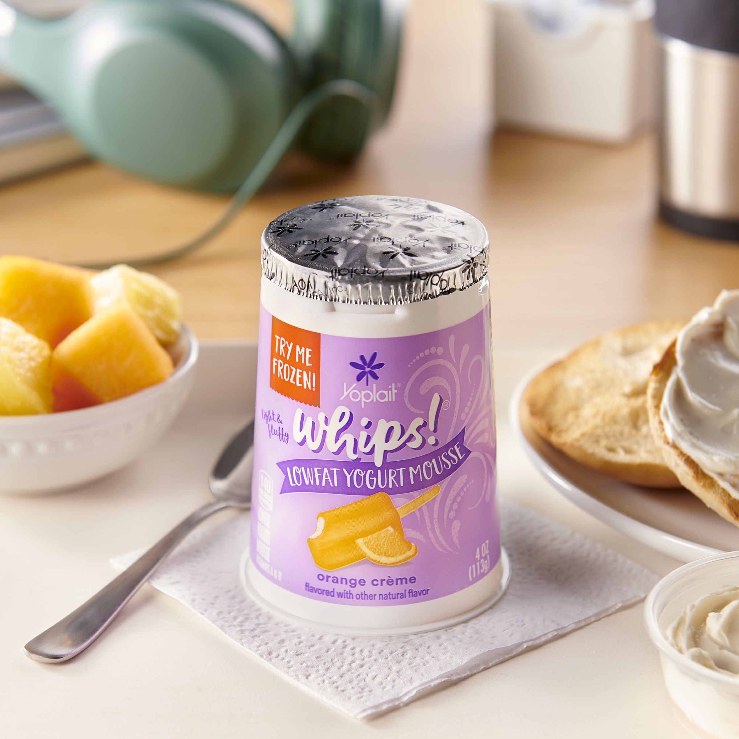 Yoplait® Whips!® Gluten Free Yogurt Mousse Single Serve Cup Orange Yoplait® Whips!® Gluten Free Yogurt Mousse Single Serve Cup Orange