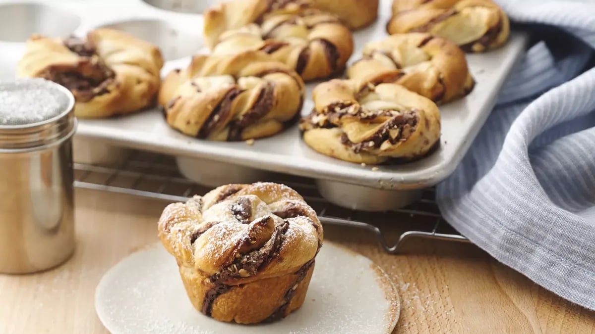 Chocolate Hazelnut Twists