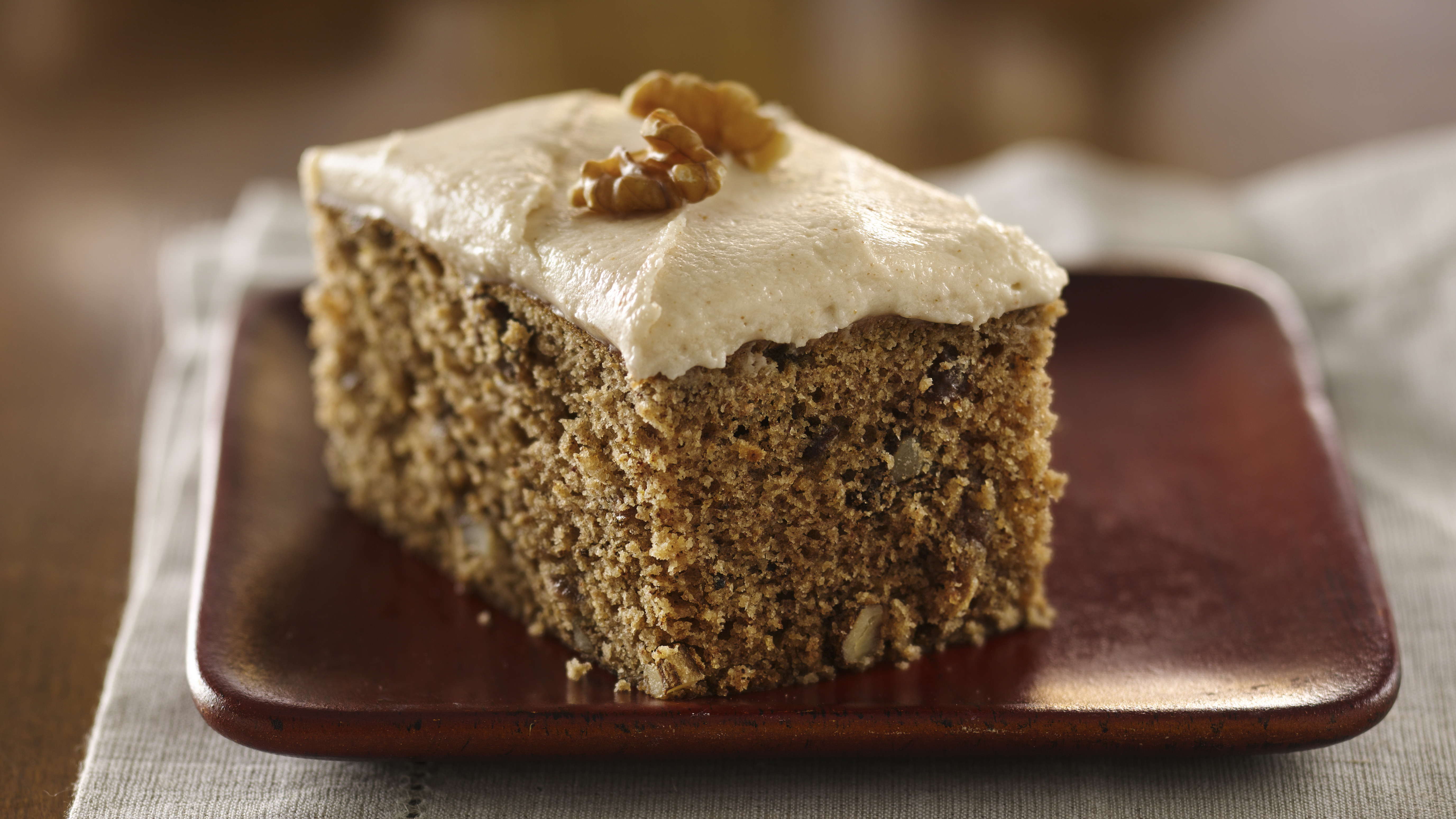 Pumpkin Spice Cake with Brown Butter Frosting - Cookie Dough and Oven Mitt