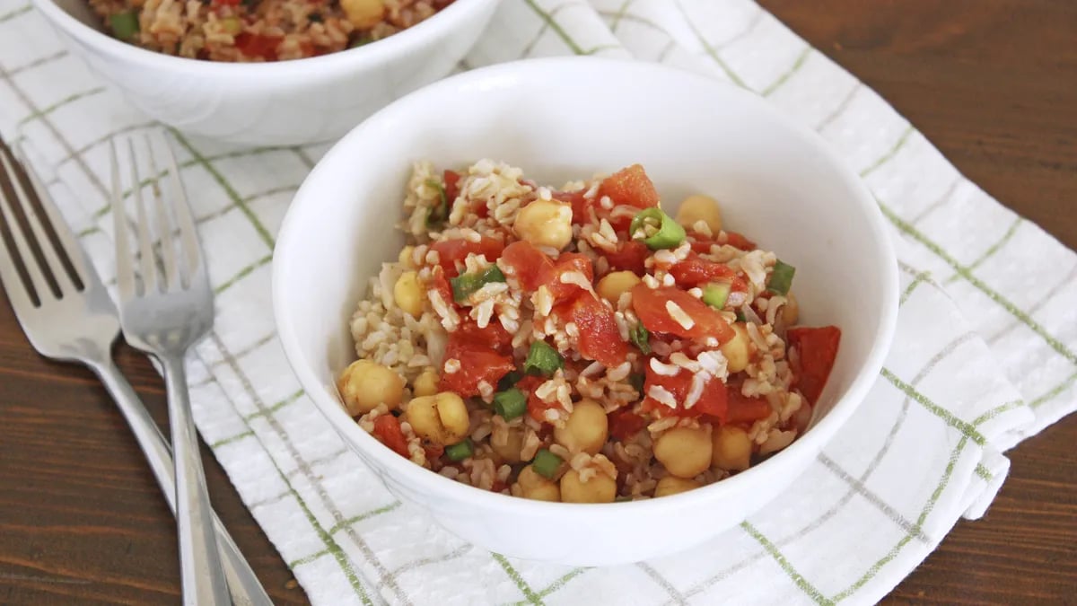 Chickpea-Cumin Rice Bowls