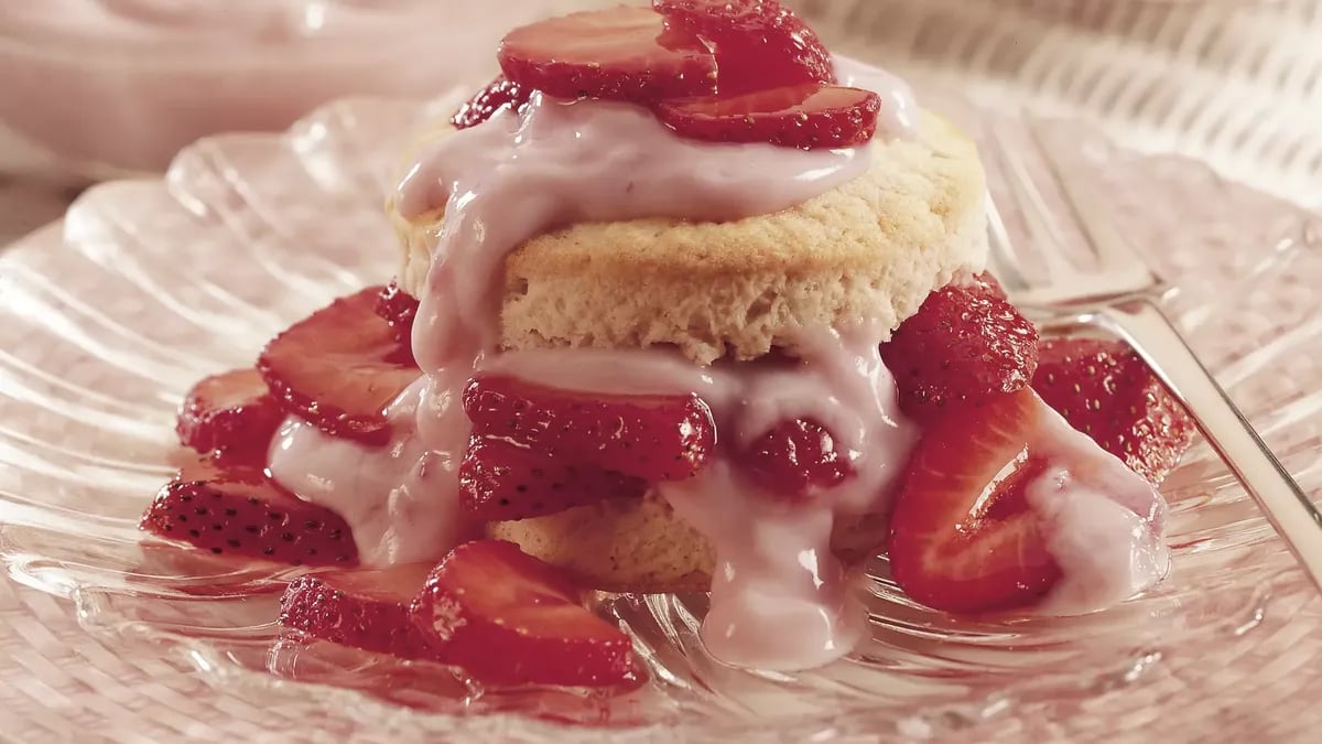 Strawberry Yogurt Shortcakes