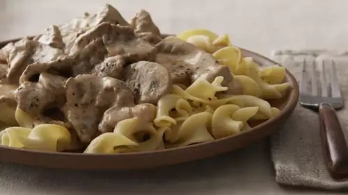 Slow-Cooker Beef Stroganoff