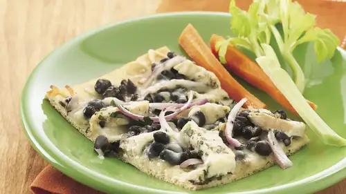 Mojo Black Bean-Chicken Pizza