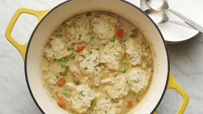 Creamy Chicken and Thyme Dumplings