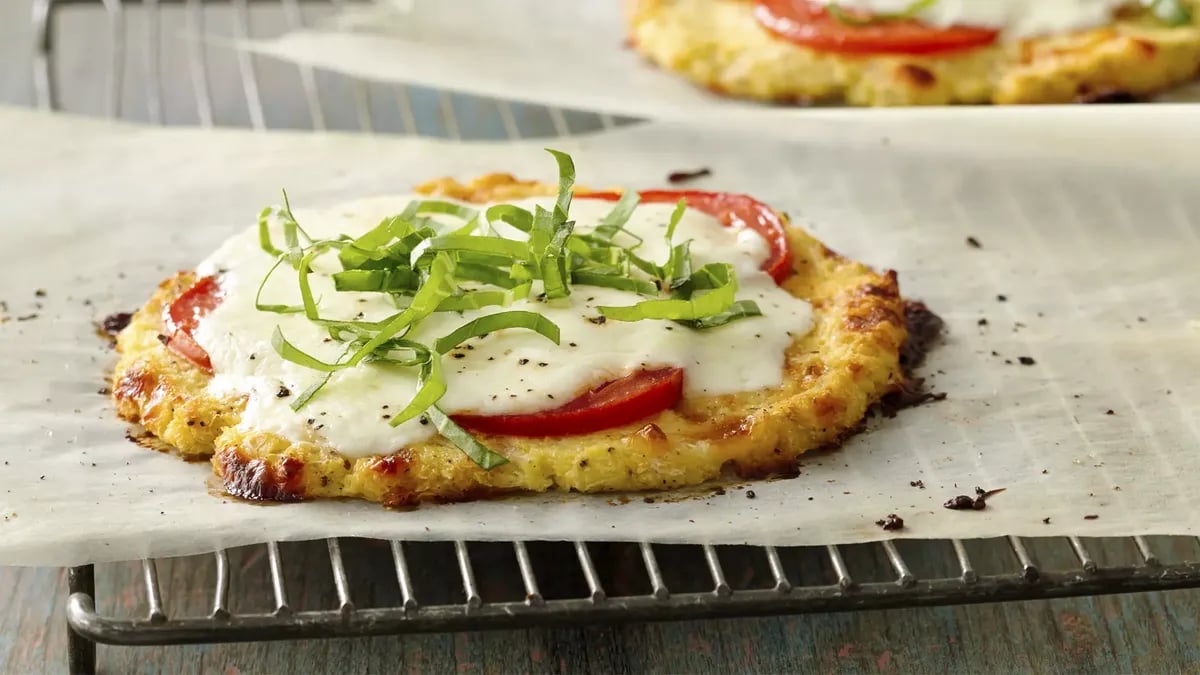 Gluten-Free Grain Free Caprese Mini Pizzas