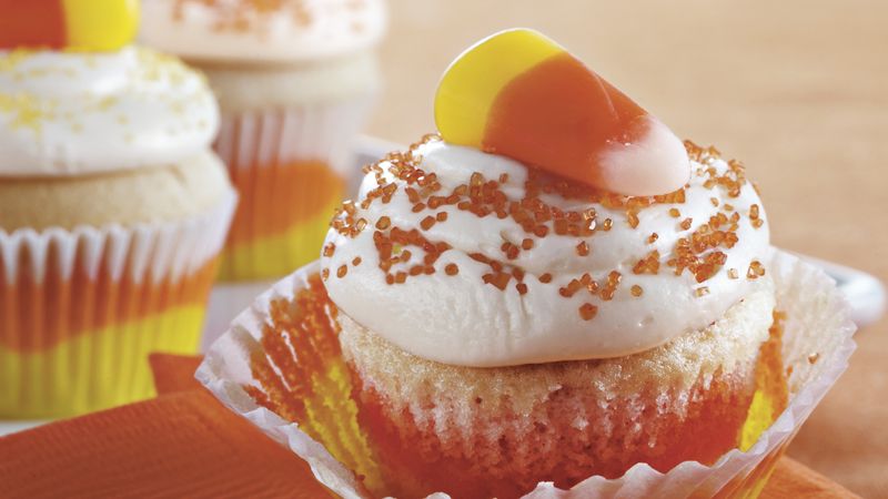 Candy Corn Baby Cakes