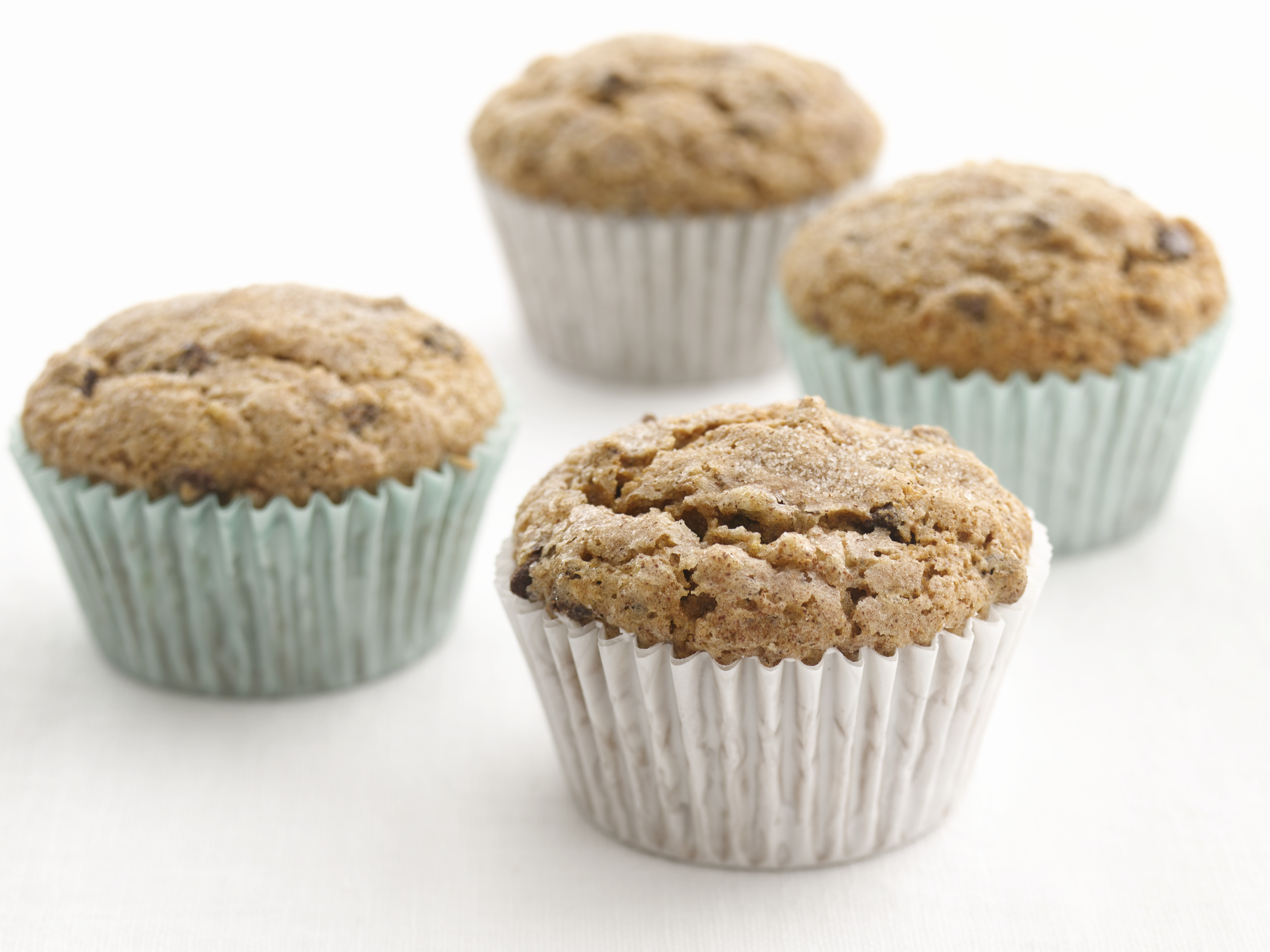 Skinny Banana-Chocolate Chip Muffins Recipe - BettyCrocker.com