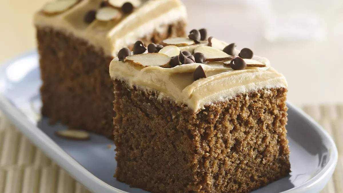 Gluten-Free Chocolate Snack Cake with Creamy Butterscotch Frosting