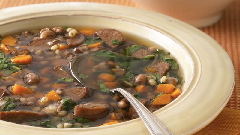 Slow-Cooker Black-Eyed Pea and Sausage Soup