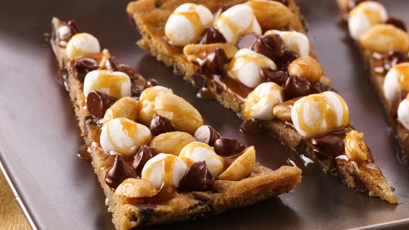 Rocky Road Cookie Pizza