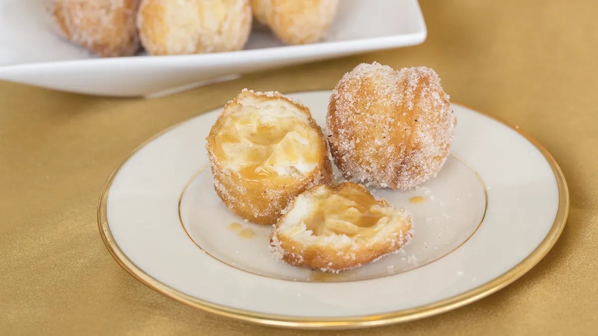 Apple Cider Crescent Doughnut Holes