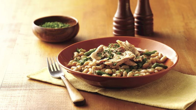Slow-Cooker Tuscan Turkey and Beans