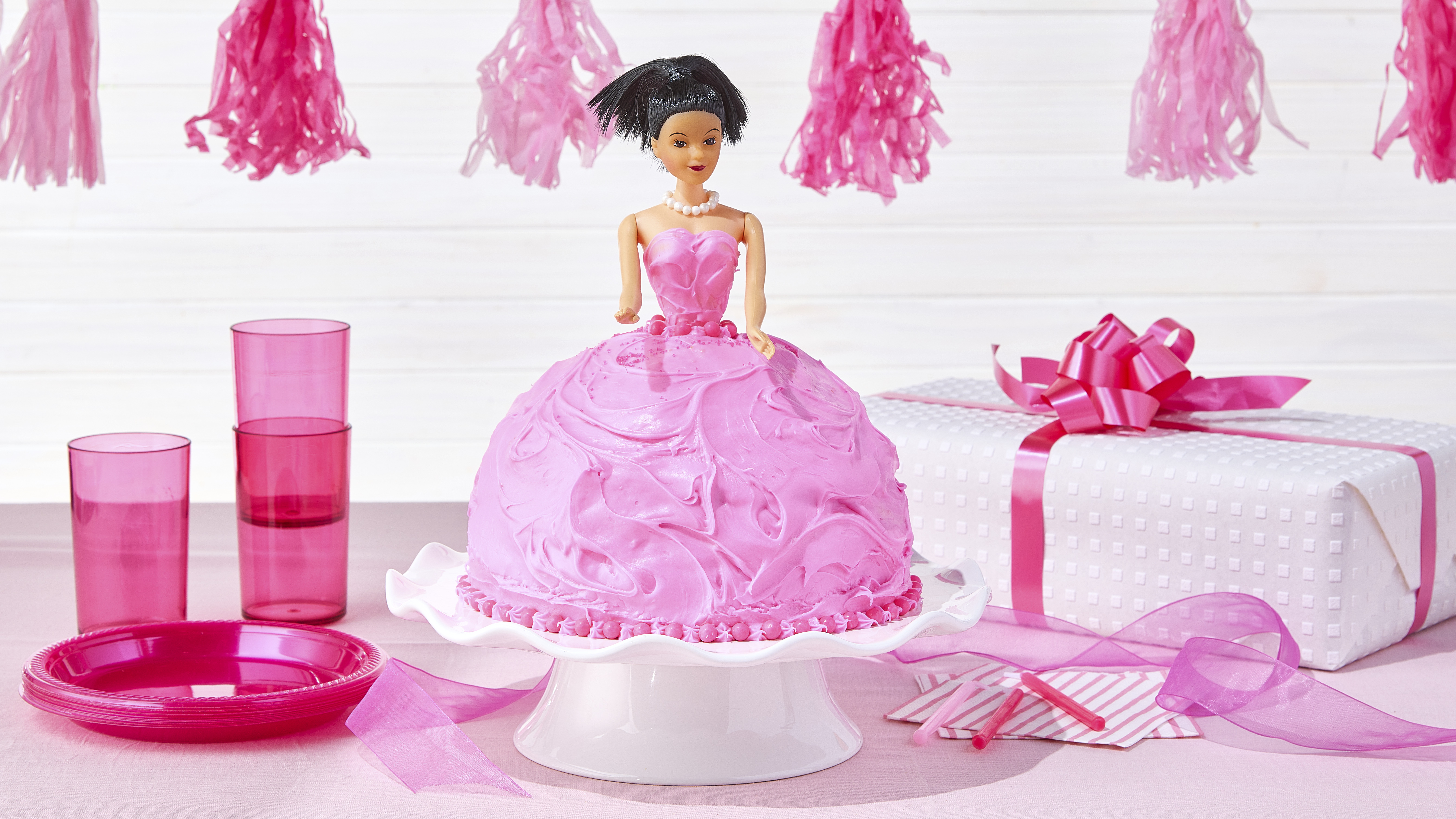 Barbie Cake | Princess Doll Cake | In The Kitchen With Matt | Recipe | Barbie  doll birthday cake, Barbie birthday cake, Barbie cake