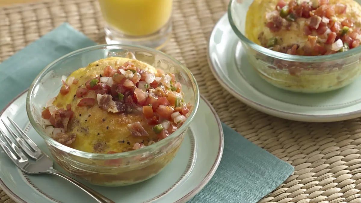 Breakfast Biscuit Cups for Two