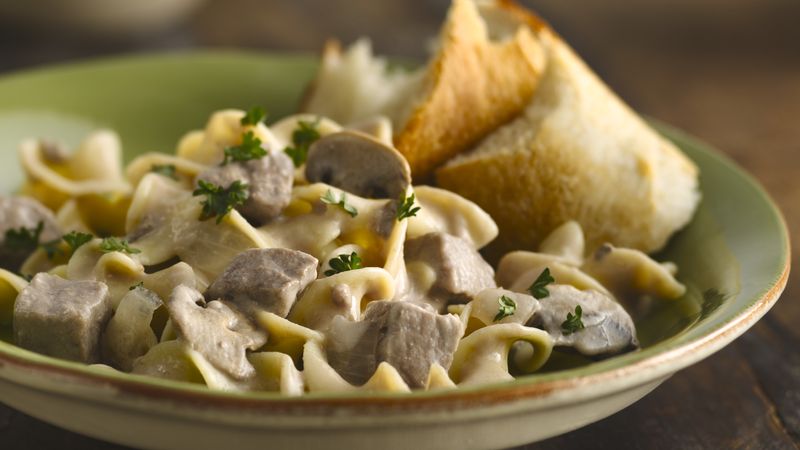 Slow-Cooker Beef Stroganoff Stew