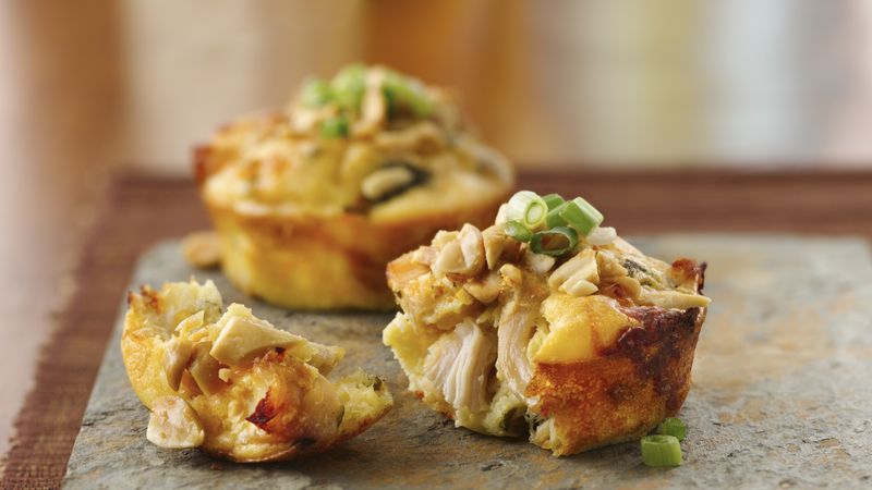 Impossibly Easy Mini Chicken and Broccoli Pies