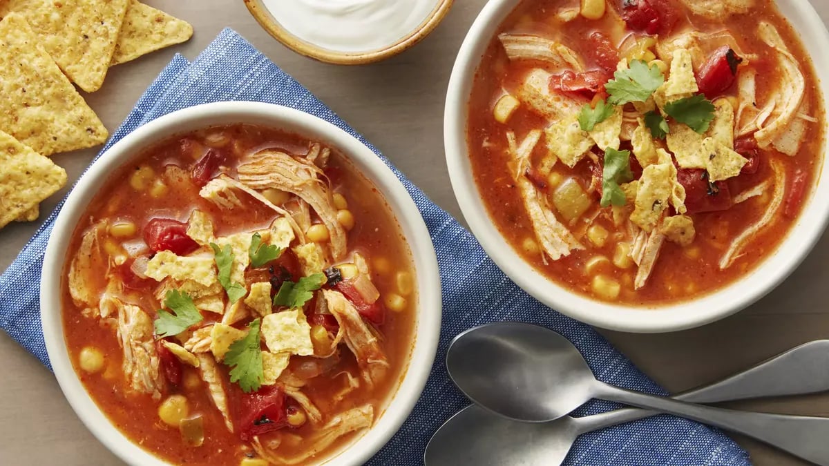 Slow-Cooker Chicken Tortilla Soup