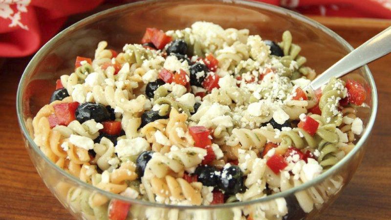 Red, White and Blueberry Pasta Salad