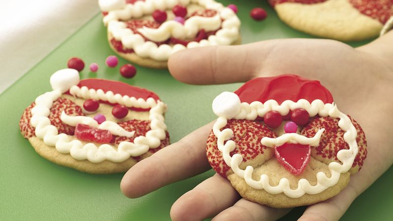 Santa Claus Sugar Cookies