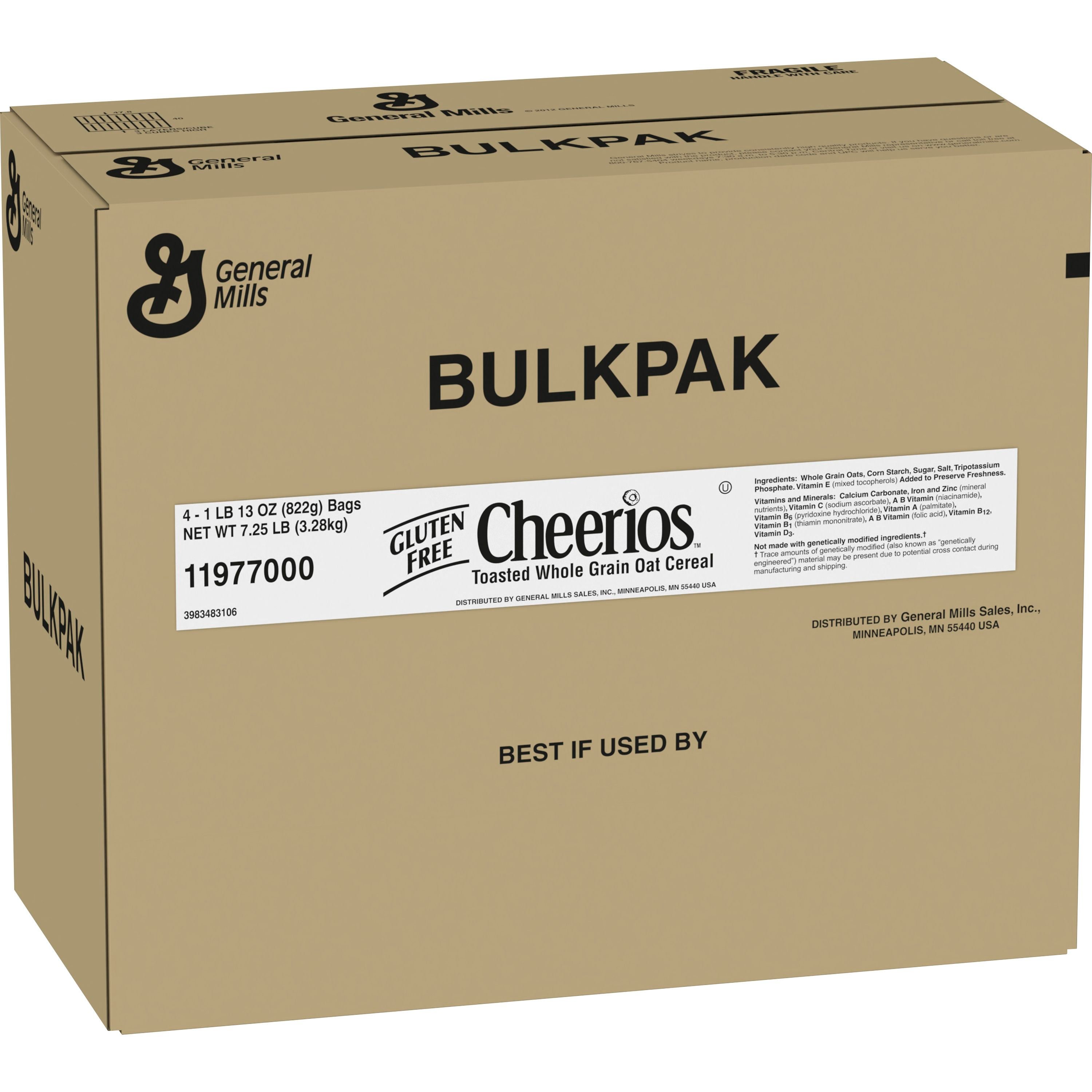 Case - Left Front 3D Cheerios(TM) Cereal Bulkpak (4 ct) 29 oz