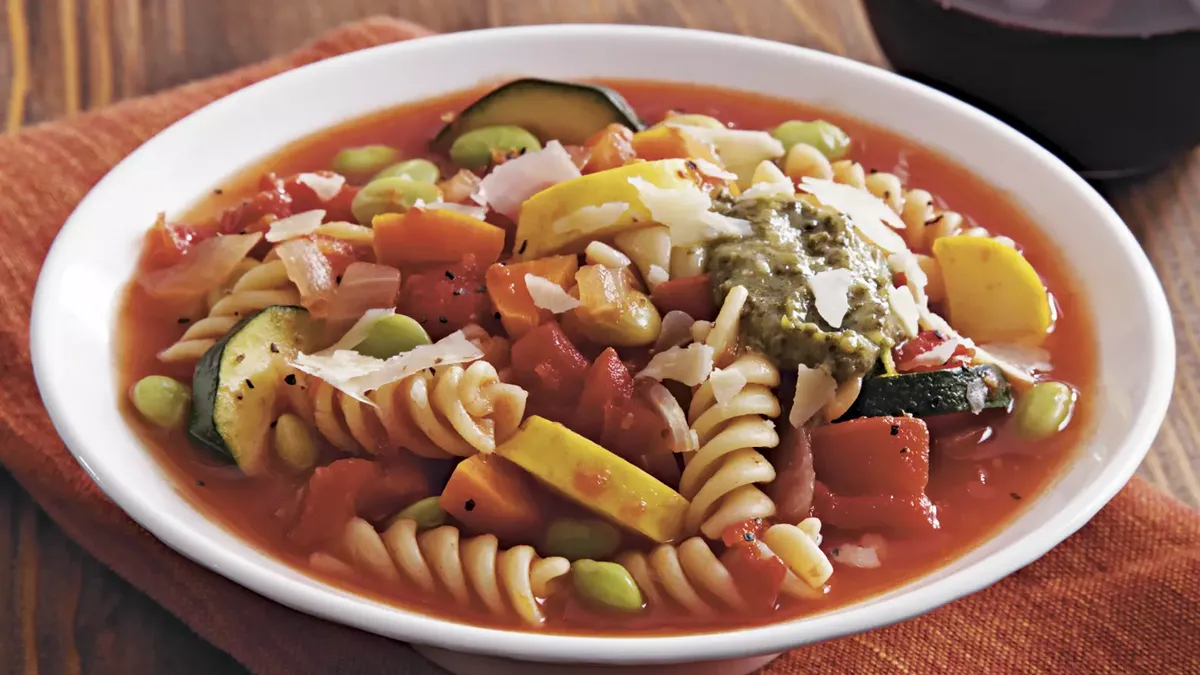 Slow-Cooker Veggie Lover’s Minestrone