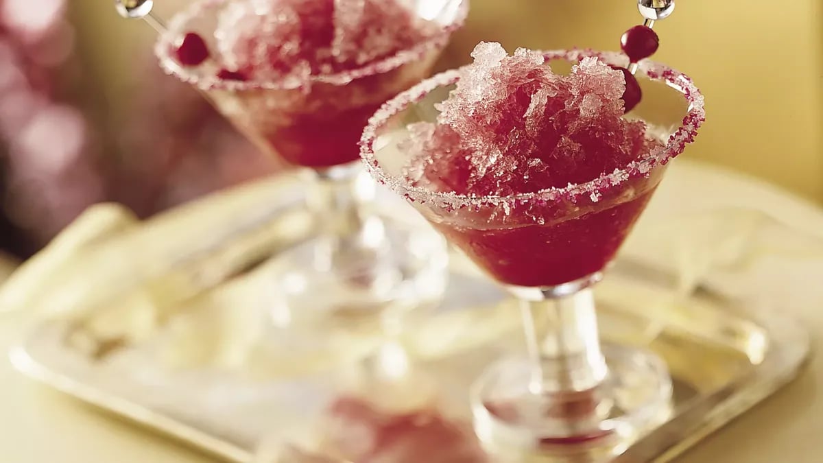 Frozen Cranberry Margaritas