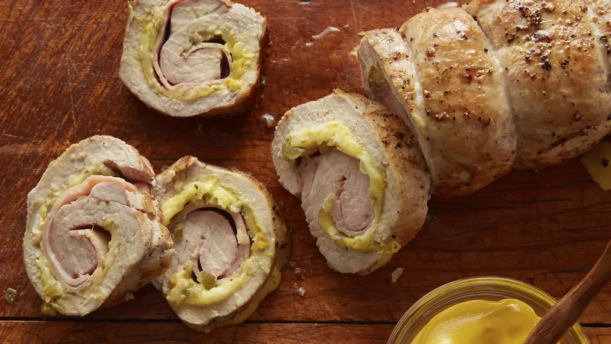 Stuffed Cuban Pork Tenderloin