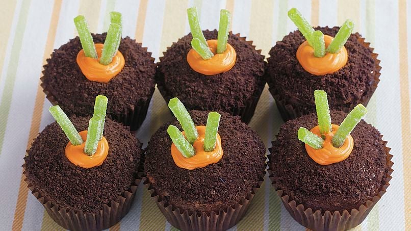 Cupcakes con zanahorias