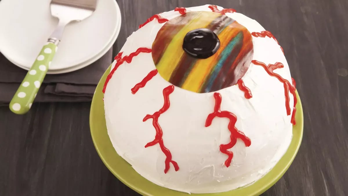 Halloween Eyeball Cake