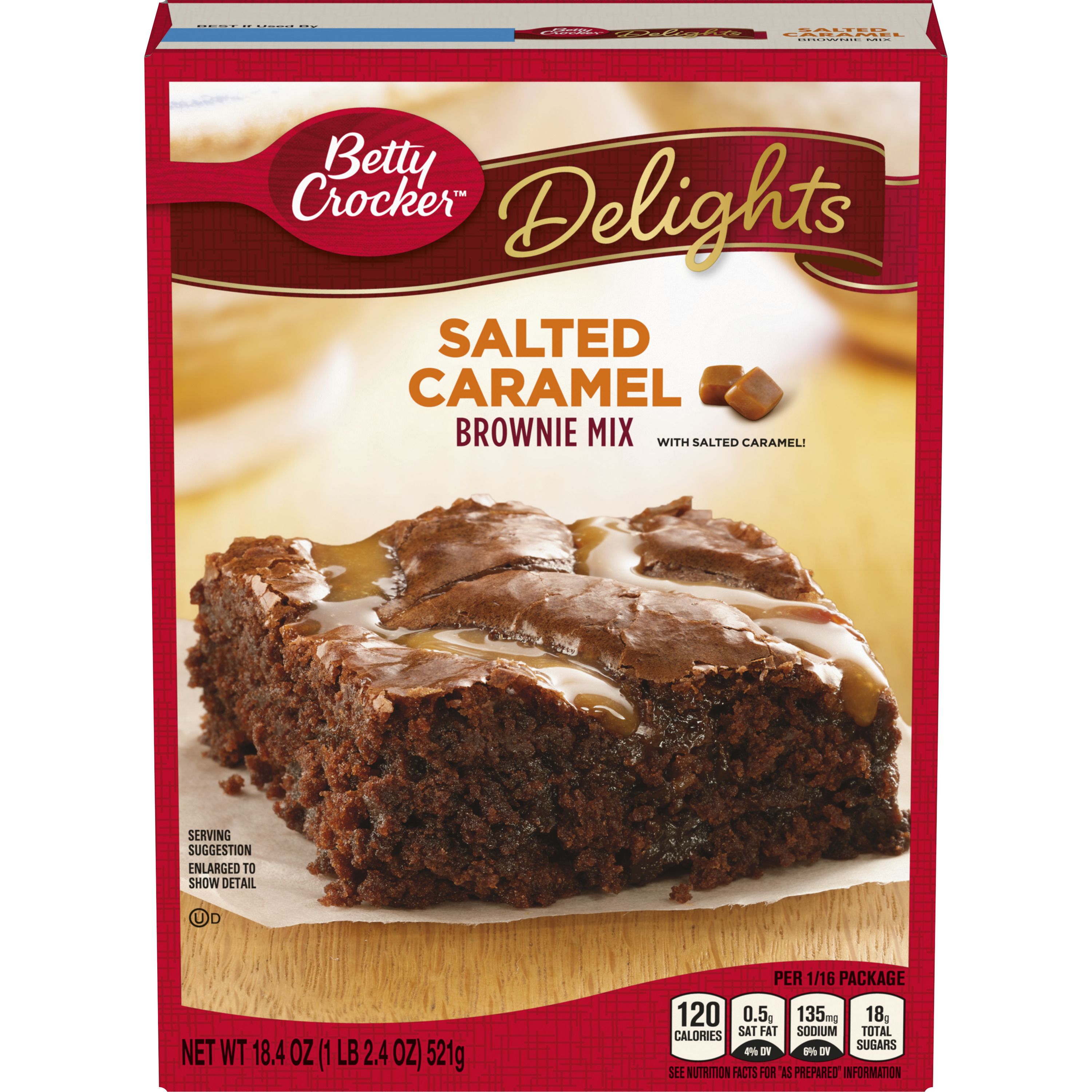 Betty Crocker™ Salted Caramel Brownie Mix - Front