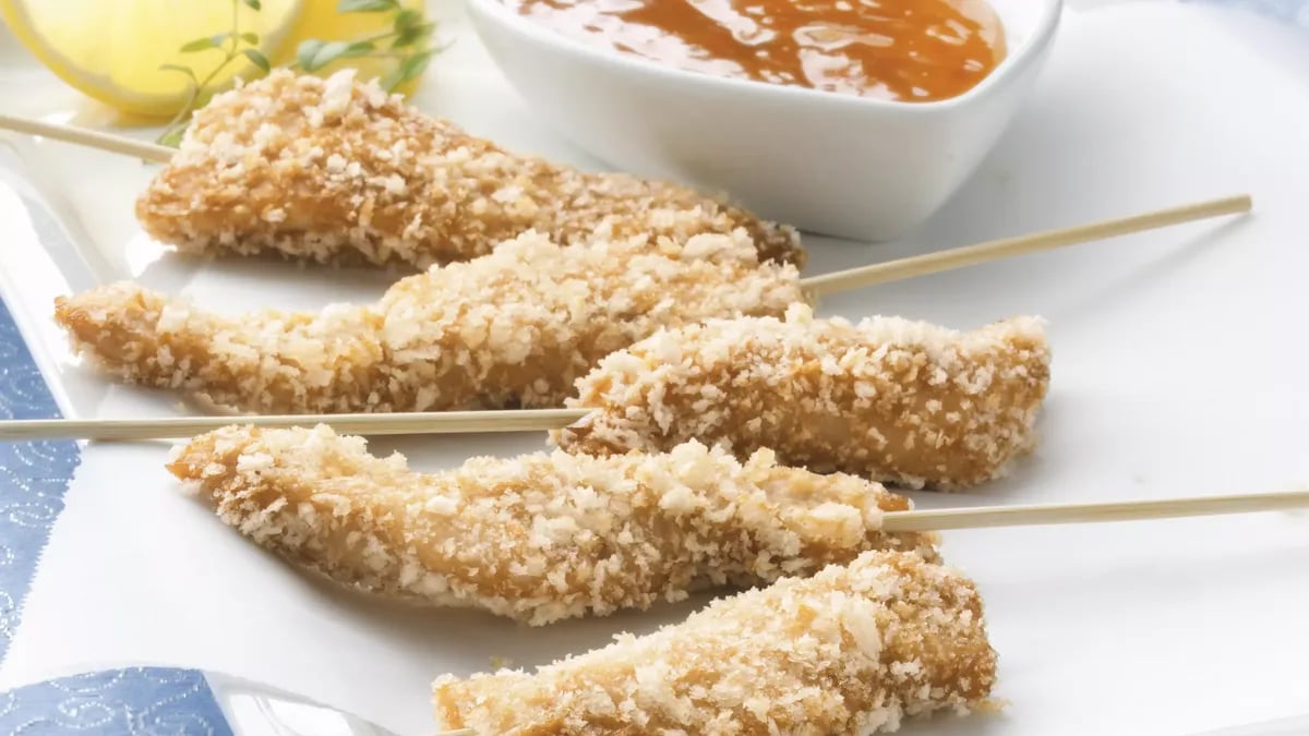 Asian Chicken Tenders with Zesty Lemon Sauce