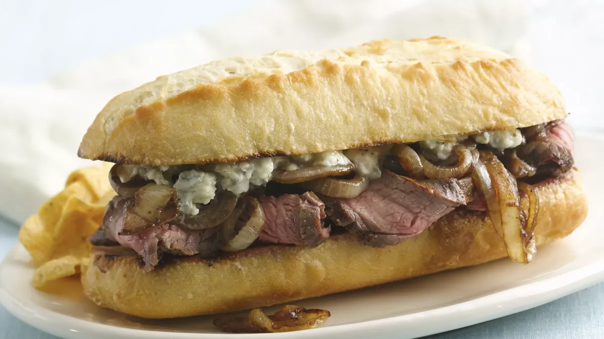 Blue Cheesesteak Sandwiches