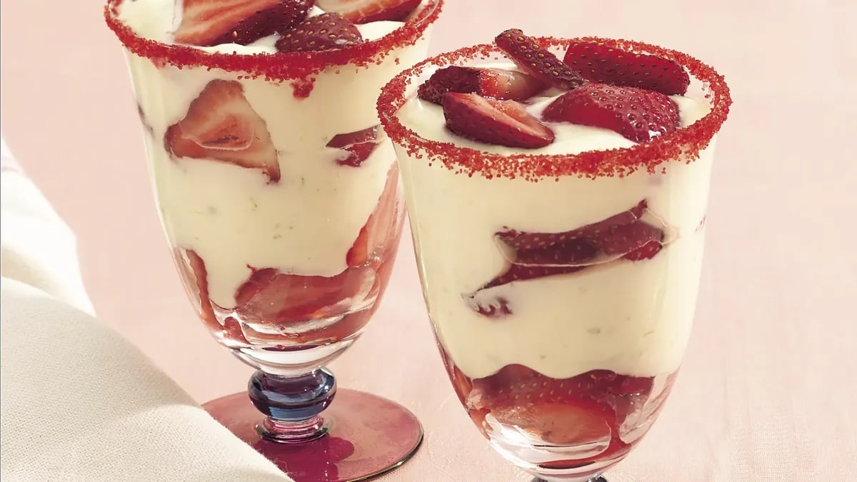 Strawberry Margarita Parfaits