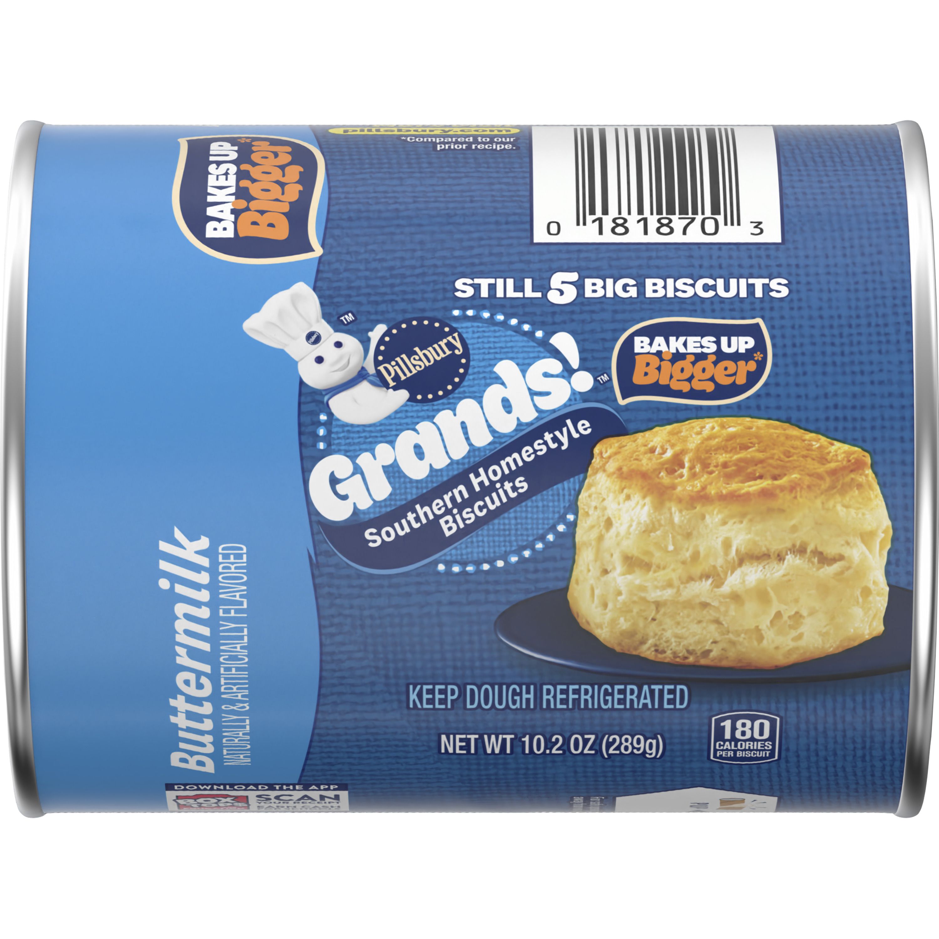Grands!™ Southern Homestyle Buttermilk Biscuits 5 ct - Front