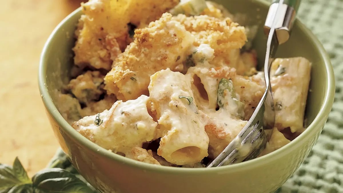 Three-Cheese Rigatoni