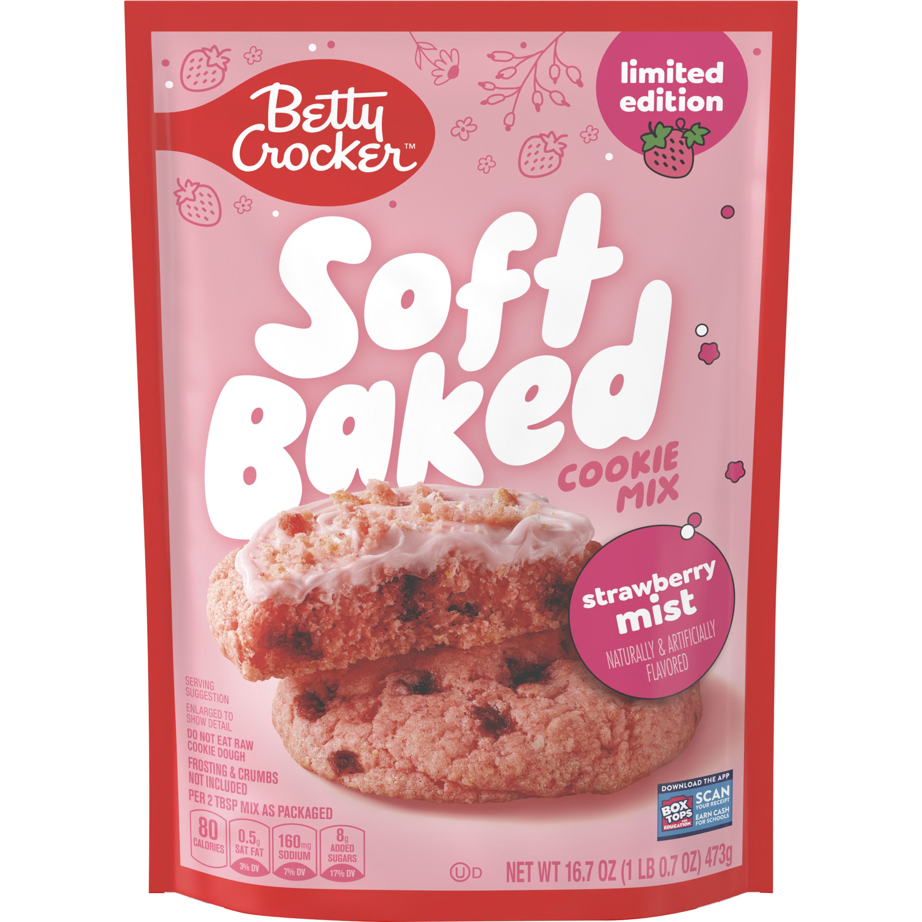Betty Crocker™ Soft Baked Cookie Strawberry Mist - Front