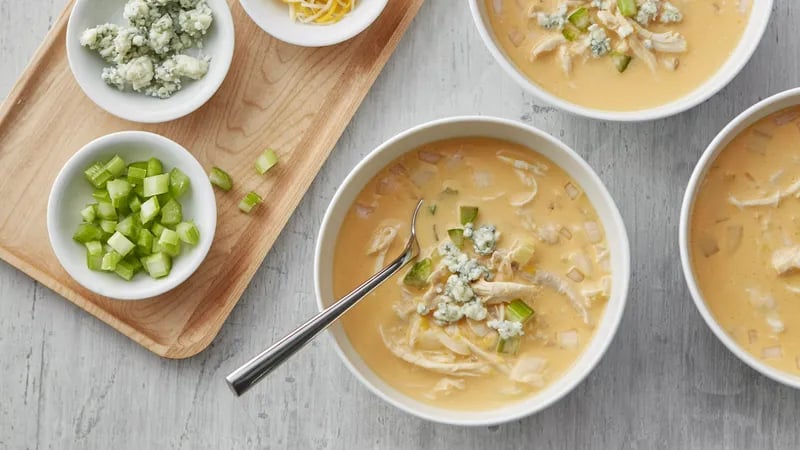 Slow-Cooker Buffalo Chicken Soup