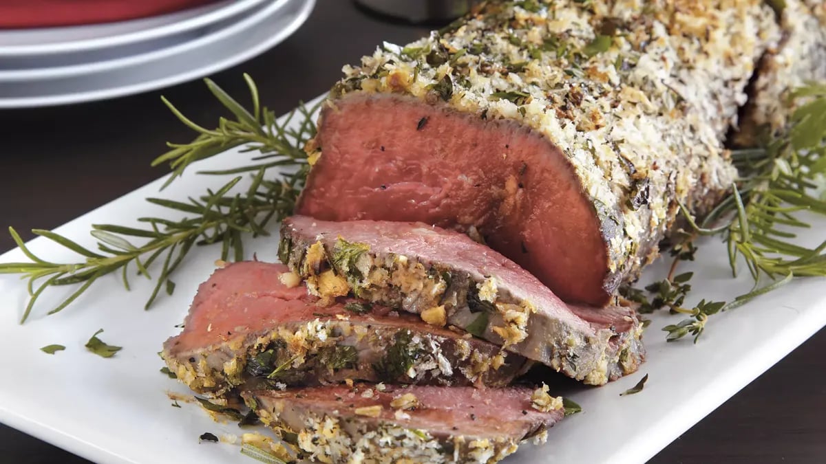 Herb Crusted Beef Tenderloin