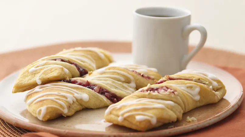 Raspberry Crescent Twists