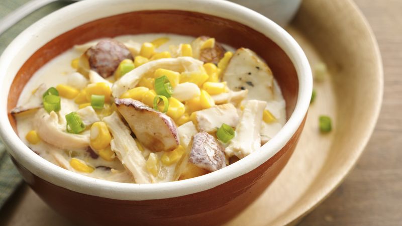 Creamy Southwest Chicken and Corn Chowder