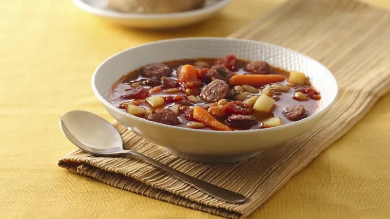 Bratwurst and Vegetable Soup