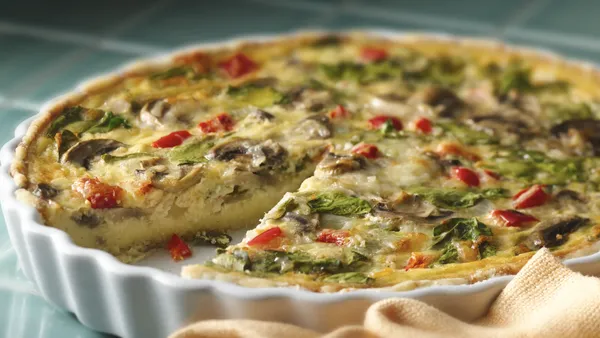 Spinach Mushroom Quiche