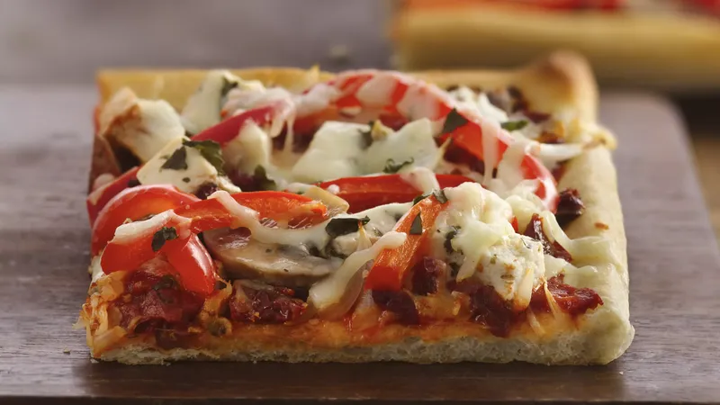 Veggie Tofu Pizza Recipe - BettyCrocker.com